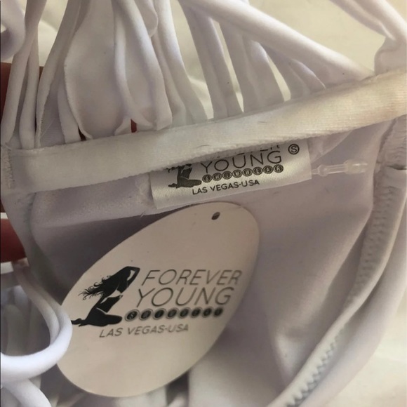 Forever Young Swimwear Fringe Bandeau - Picture 4 of 5